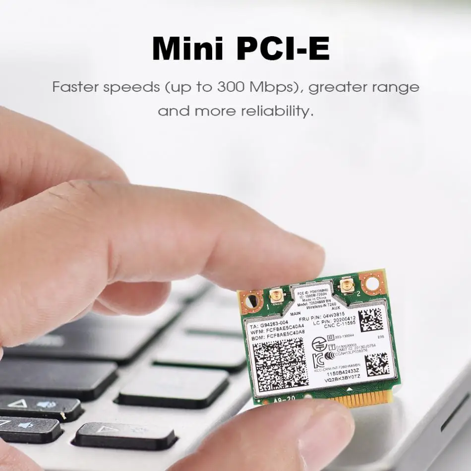 Для Intel 7260 BN 802.11b/g/n 04W3815 Mini PCI-E WiFi модуль карты для lenovo Y510P Y410P Y430P высокое качество