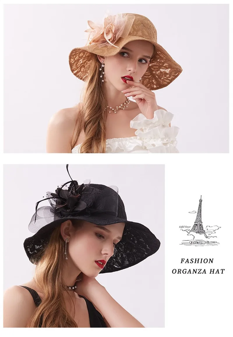 Mingli Tengda новые элегантные свадебные Шапки для Для женщин Fascinators свадьбы Hat цветок Шапки Свадебные аксессуары вводной mariage