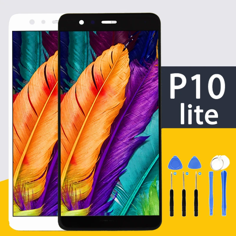 100% Топ AAA без битых пикселей для HUAWEI P10 Lite 5 2 дюйма оригинальный ЖК экран ecran с