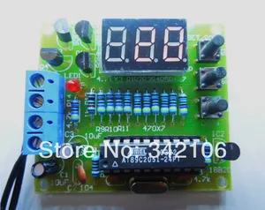 Free Shipping!!!  DS18B20 temperature controller / AT89C2051 microcontroller (spare parts)