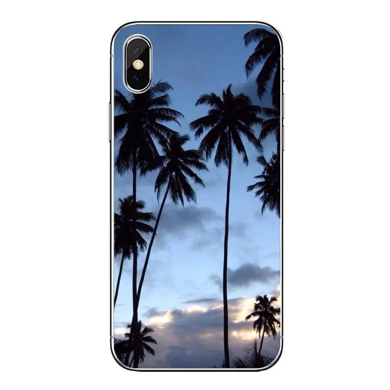 Накладные цветные кокосовые пальмы Aloha для Motorola Moto X4 E4 E5 G5 G5S G6 Z Z3 G3 C Play Plus
