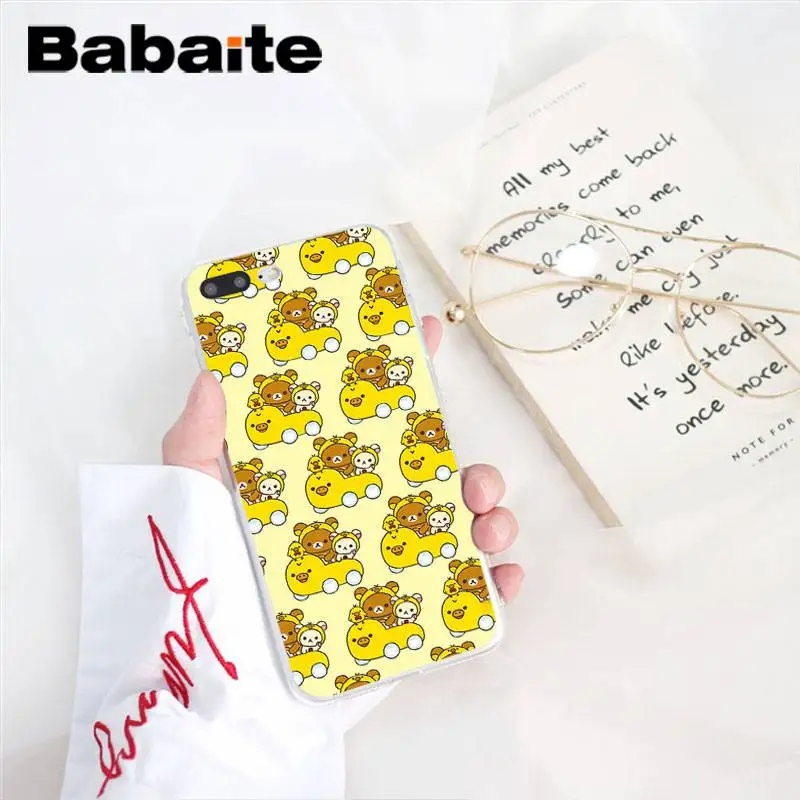 Мягкий силиконовый чехол Babaite Rilakkuma из ТПУ для телефона iPhone 8 7 6 6S Plus X XS MAX 5 5S SE XR 10 11 11pro 11promax