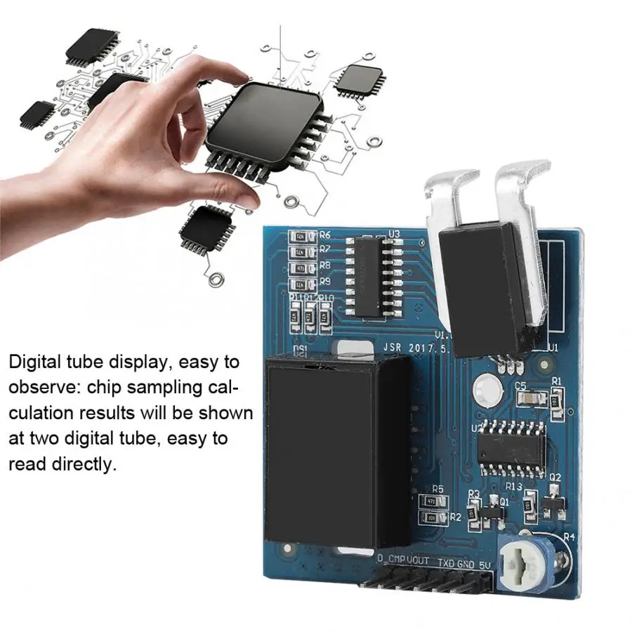 Модуль датчика обнаружения тока Холла 0 30A монитор модуль сигнализации