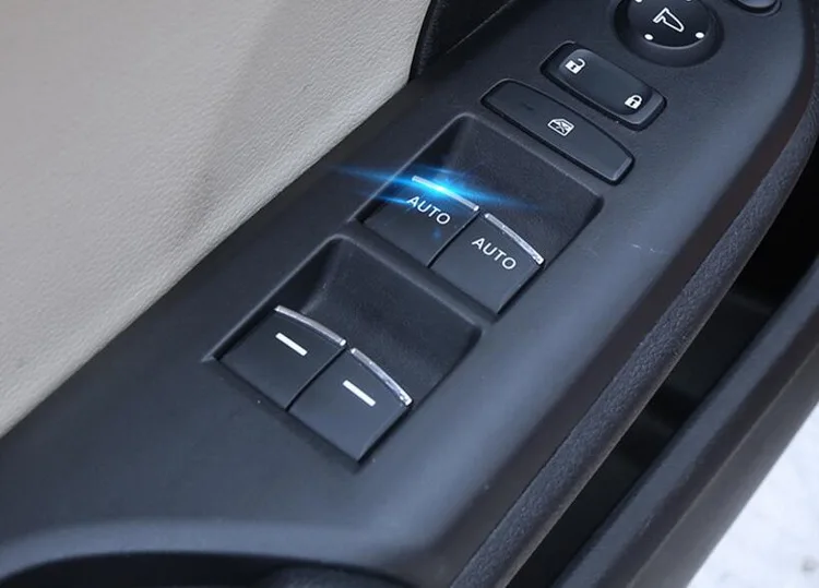 7 шт. ABS хромированный переключатель двери и окна накладка на кнопки для Honda Vezel Accord