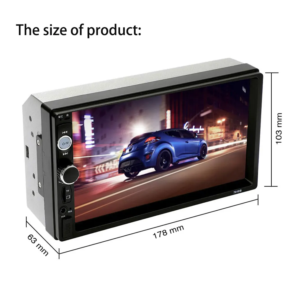 2 Din Автомагнитолы Авторадио &quot7&quot Bluetooth стерео Мультимедийный плеер 2din MP3 MP5
