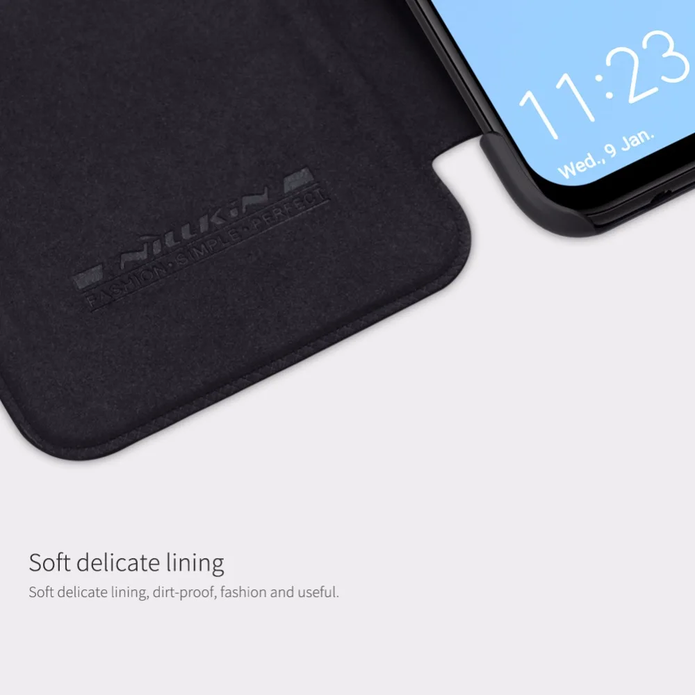 Чехол для huawei P20 Lite Nillkin QIN откидная крышка карточка Карманный кожаный чехол для huawei P20 Lite с роскошной упаковкой