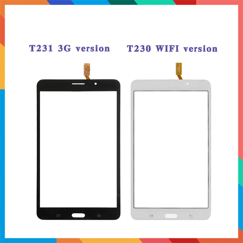 

7.0" For Samsung Galaxy Tab 4 T230 SM-T230 and T231 SM-T231 Tablet Touch Screen Digitizer Sensor Front Outer Glass Lens Panel