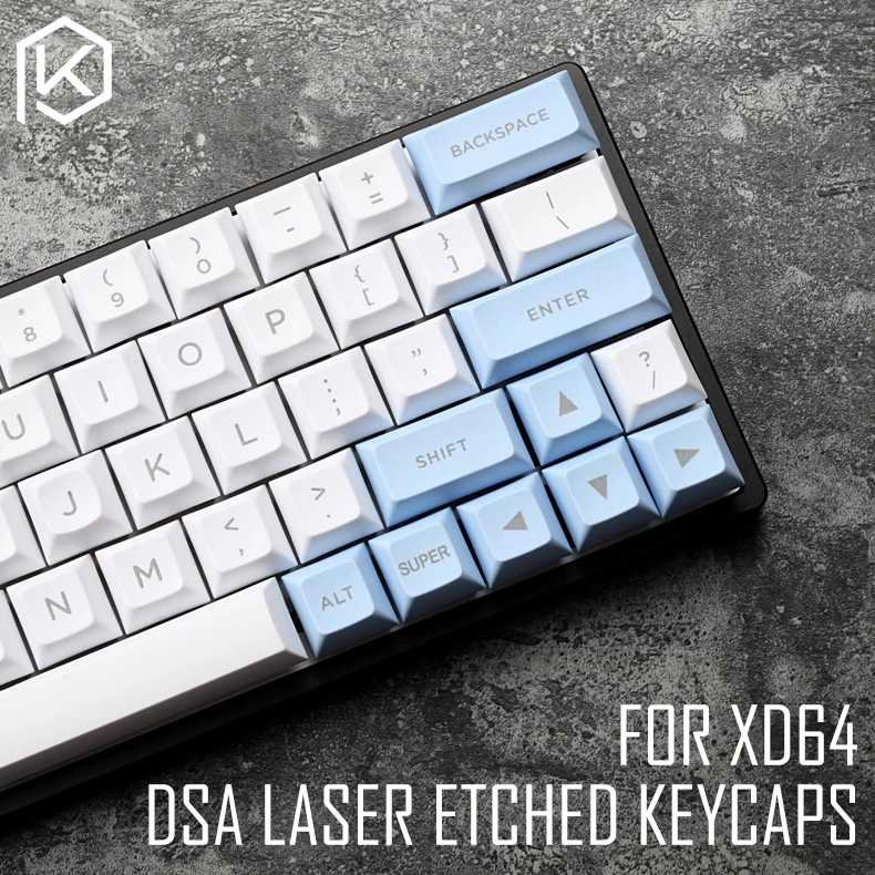 Dsa pbt топ печатные легенды белый свет синий колпачки Лазерная Выгравированная gh60