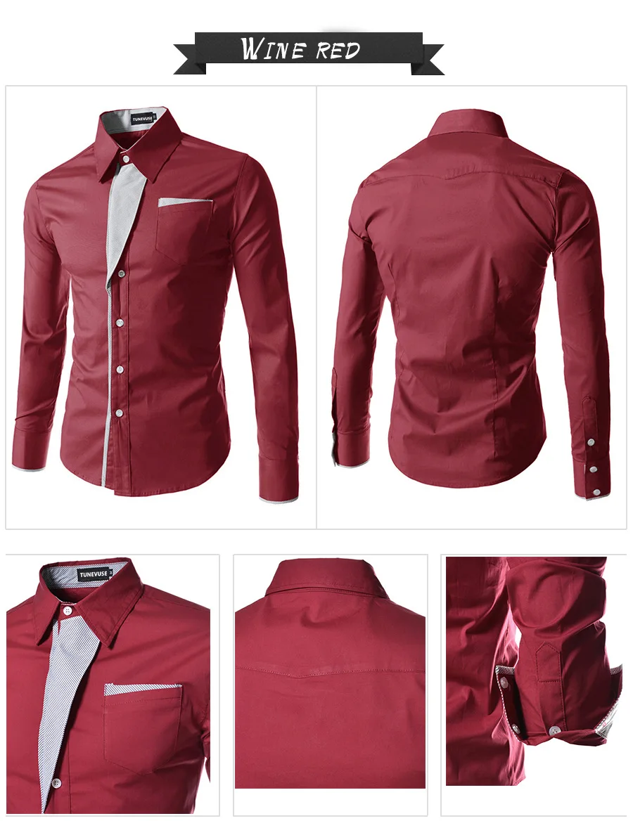 Kezera модный бренд Camisa Masculina рубашка с длинными рукавами для мужчин корейский тонкий дизайн формальная повседневная мужская рубашка Размер M-4XL