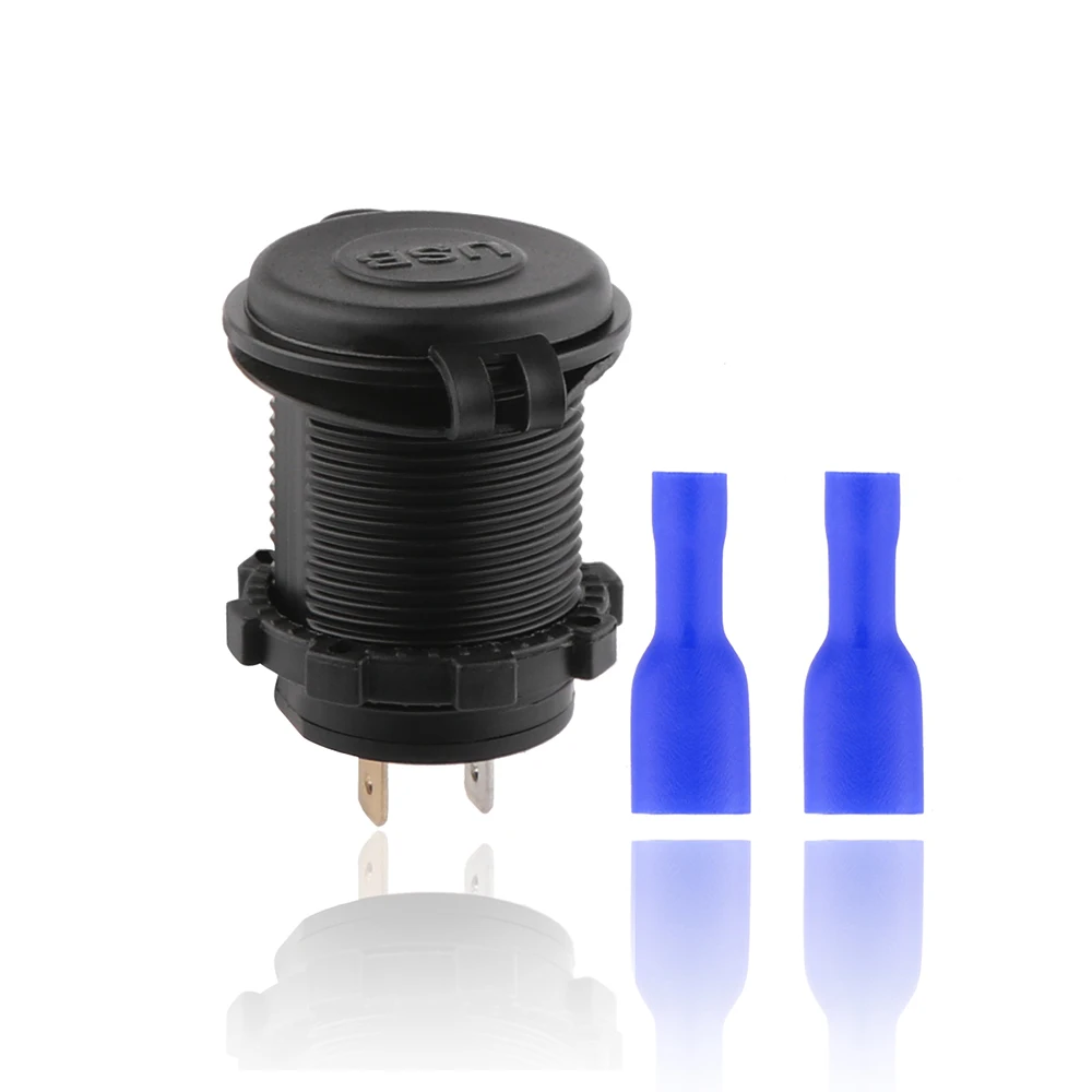 Автомобильное зарядное устройство Onever с двумя USB разъемами адаптер питания 12 В 24 3