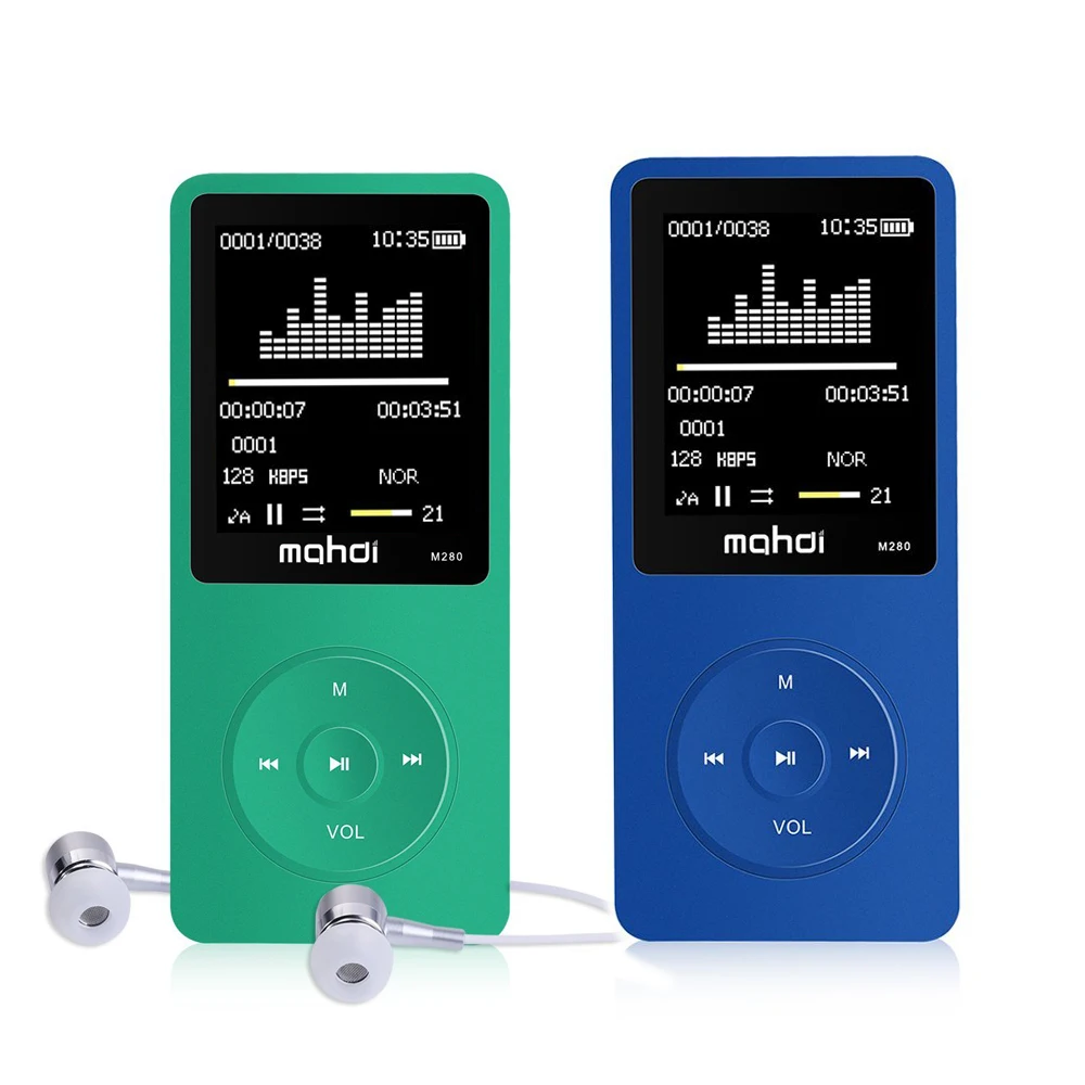 Новый 1 8 Экран M280 Динамик MP3 плеер ГБ mp3 Спорт Видео FM Регистраторы электронная