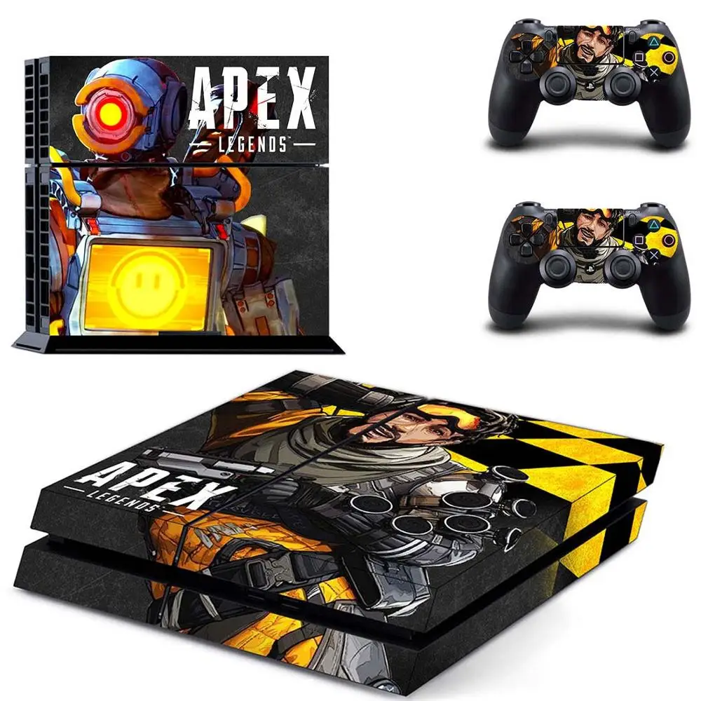 GYTM2438 Apex legends наклейка для PS4 консоль и наклейка на контроллер для sony playstation 4 консоль и два контроллера - Цвет: GYTM2438