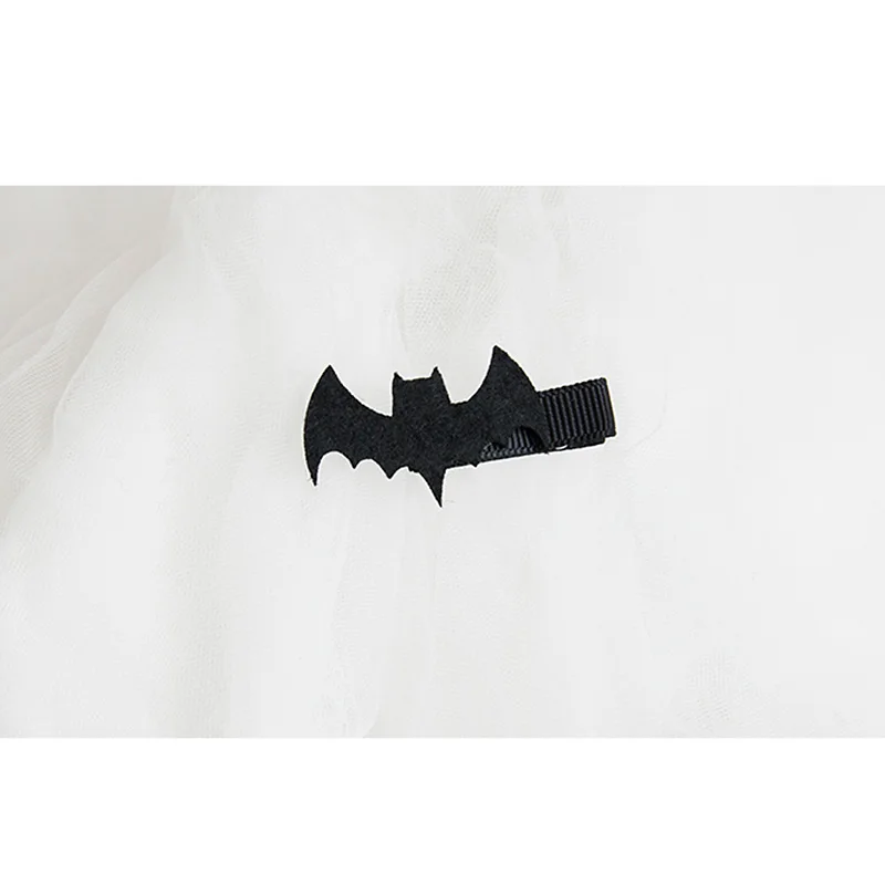 Womens Kids Felt Bat Hair Clips Handmade Gothic Halloween Black Bobby Pin Lady Accessories Costumes Party Jewelry | Украшения и