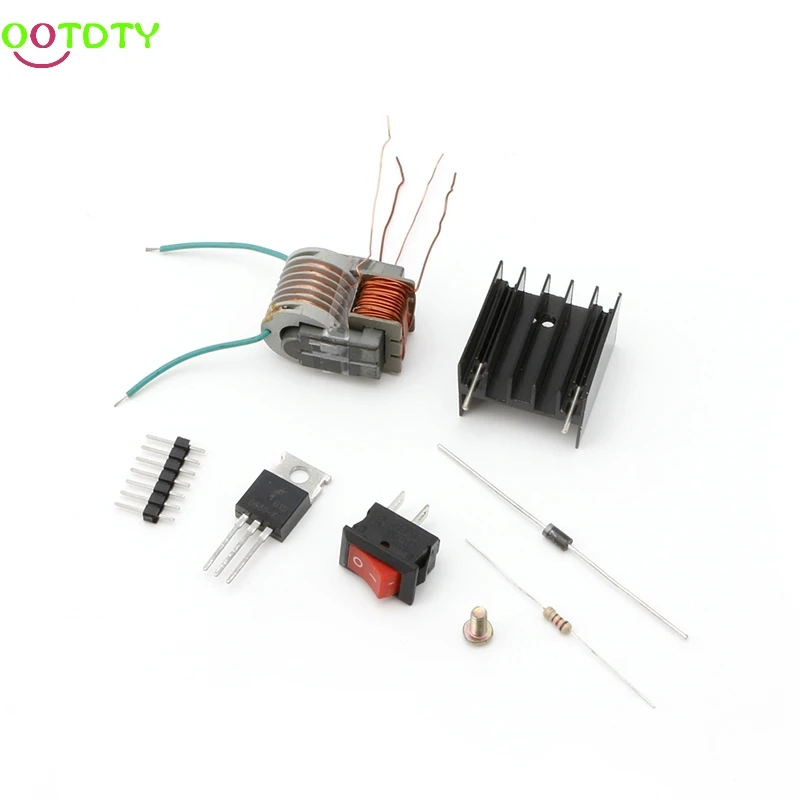 DIY Kit DC высоковольтный генератор инвертор электрический воспламенитель 15KV 18650 батарея 828 акция