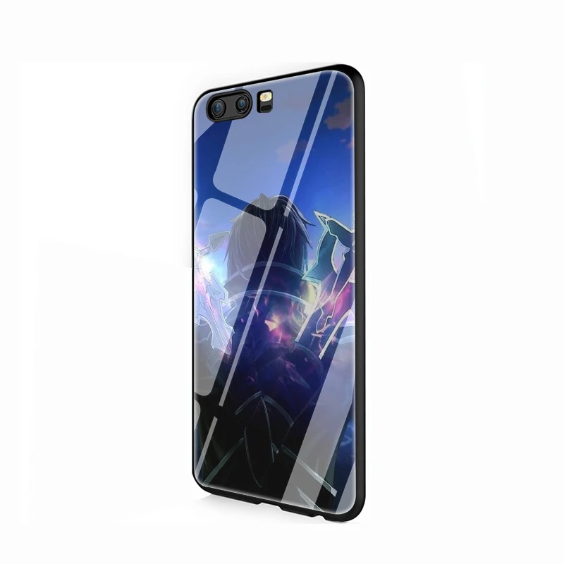 G3 Sword Art онлайн САО японское аниме закаленное стекло чехол для телефона huawei 7A 8X9 10 P10 P20 P30 mate 20 Lite Pro Y6 Y9 P Smart - Цвет: G3