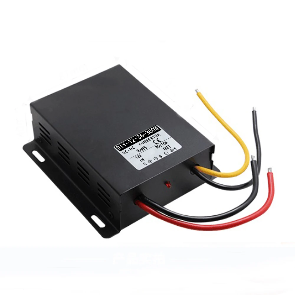 DC 12V Шаг до 36V DC преобразователь 1A-10A Повышающий Модуль регулятора мощности