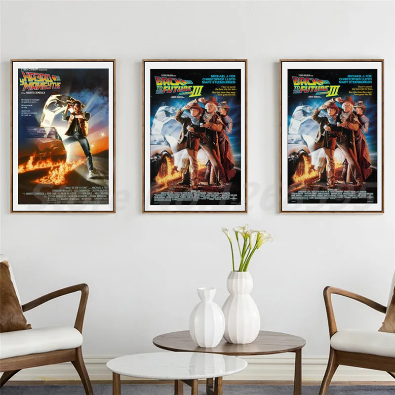 Back To The Future Part III Movie Wall Art Canvas Posters Prints Painting Pictures For Living Room Home Decor Drop Shipper | Дом и сад