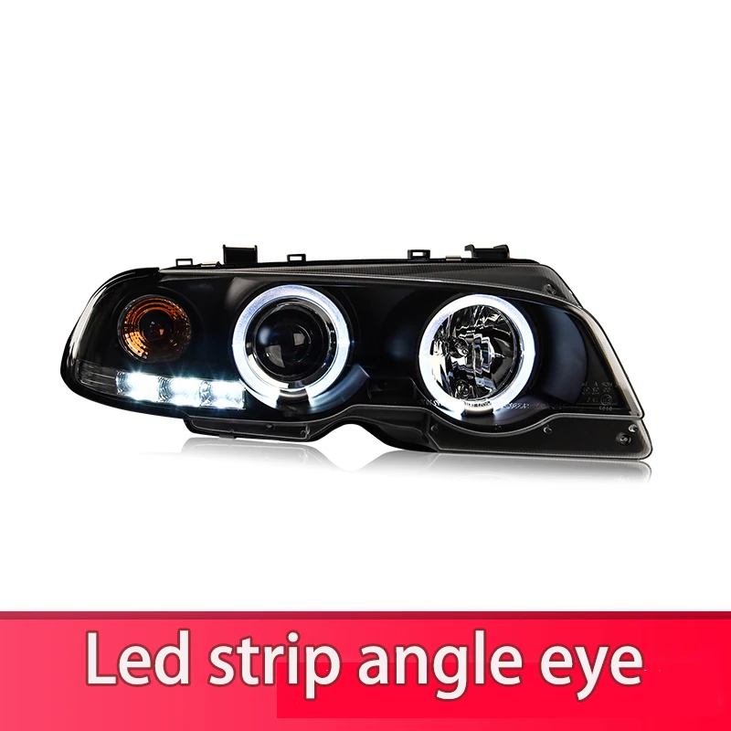 Передняя фара для BMW E46 318i 323i 320i 325i 330i 2 двери ангельские глазки в сборе 1998-2002 год |