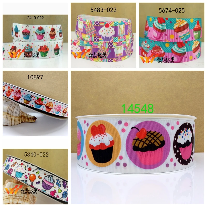 Бесплатная доставка 50 ярдов мультфильм печатных grosgrain ленты 14548|printed ribbon|grosgrain