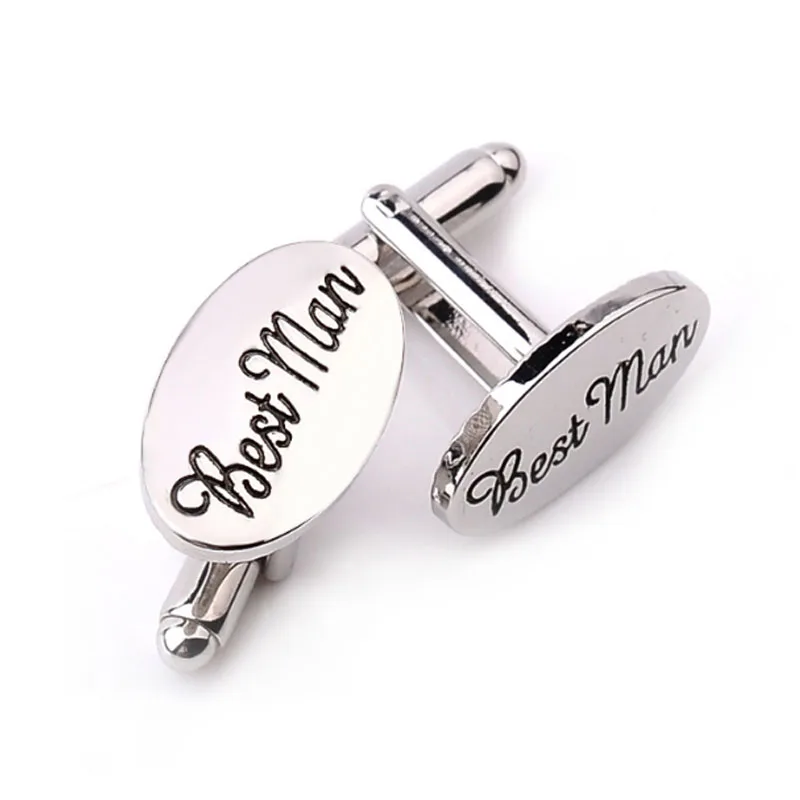 Bluelans/Овальный рубашка Свадебные запонки зажимы/Повседневные платья/Жених Ашер