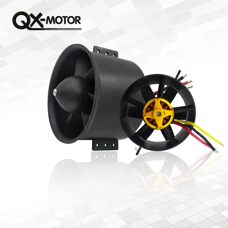 Qx motor 90 мм 6 лопастей воздуховод вентилятор EDF блок с 3530 KV1750 двигатель 6S версия для
