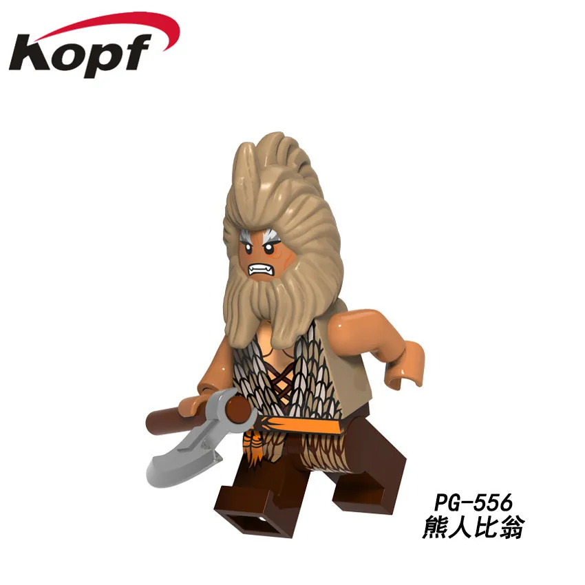 PG556 Without Box PG8160 Одиночная распродажа Хоббит Властелин колец Samwise Gamgee Frodo Baggins Aragorn Gandalf Radagast фигурки Кирпичи Детские игрушки - Цвет: PG556 Without Box