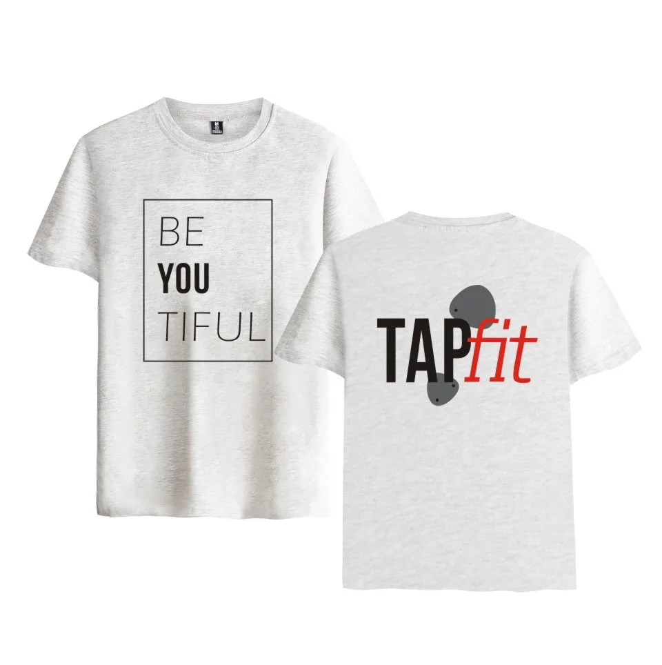 Tapfit логотип Футболка Мода Для мужчин женщин Летняя одежда Топы корректирующие