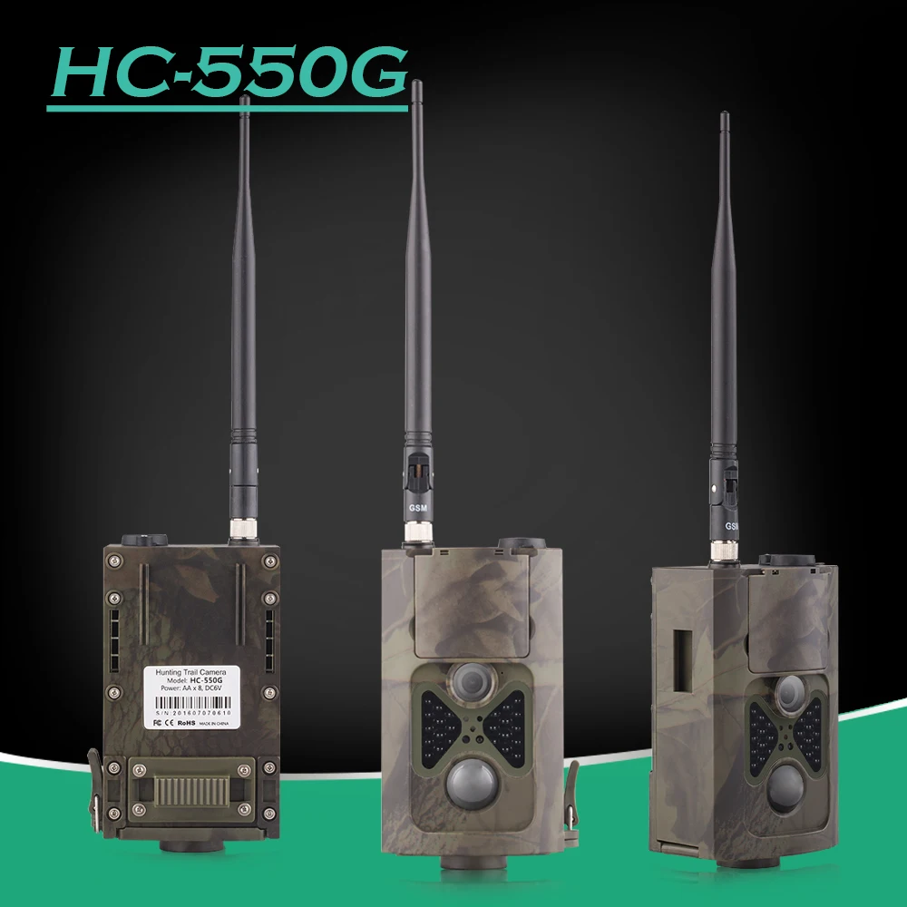 Trail камера для охоты MMS Gprs HC-550G животных и дикой природы Trap 16MP 1080P инфракрасная