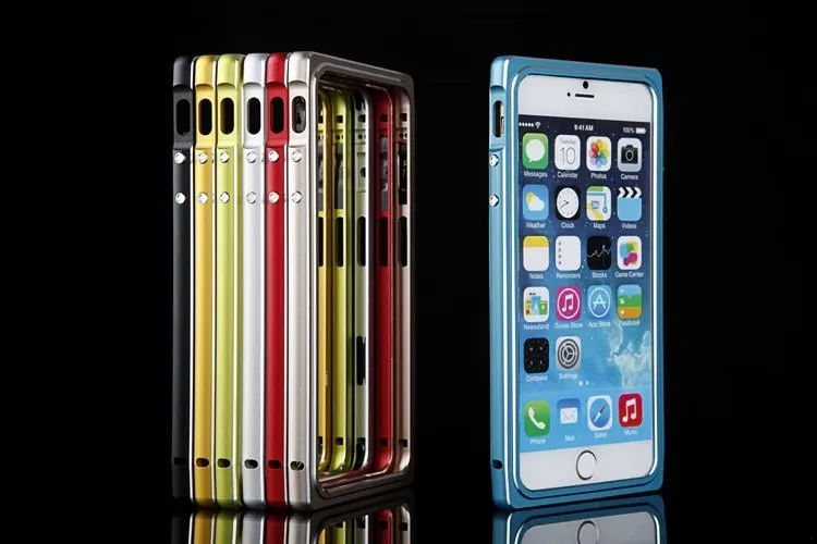Роскошный стильный чехол для мобильного телефона iPhone 6 4,7 деревянная задняя крышка корпуса роскошная металлическая рамка для iPhone 6S Plus 5,5 дюймов
