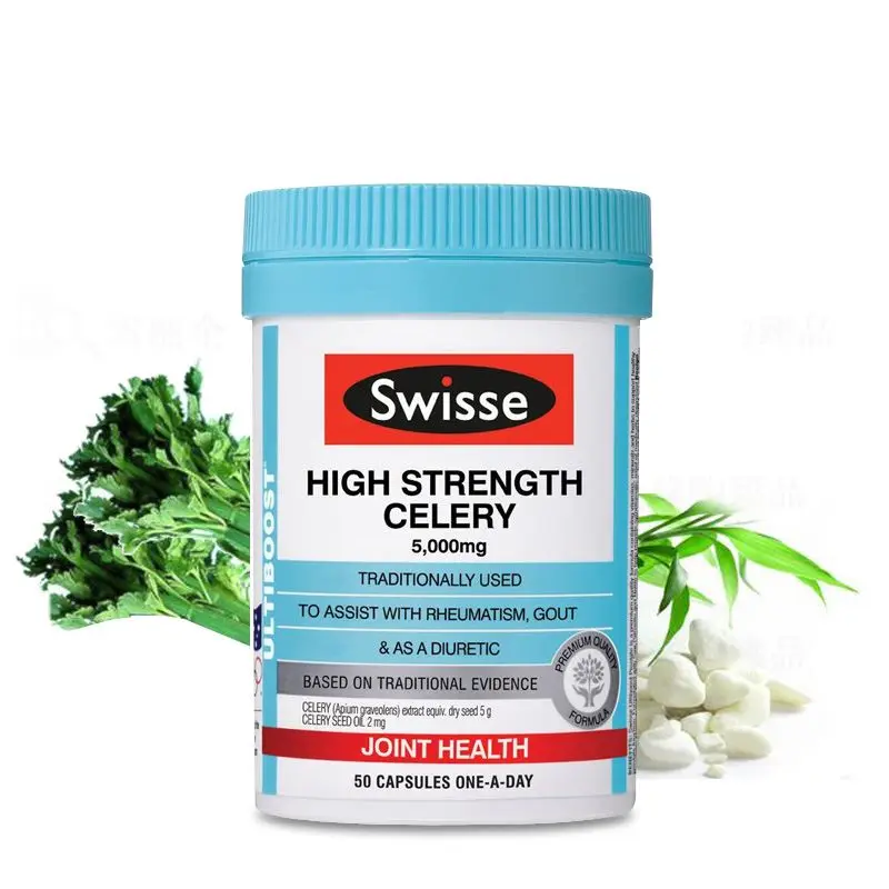 

Australia Swisse Strength Celery Seed Support Rheumatism Gout Strengthen Nourish Relax the Nervous System Diuretic Properties