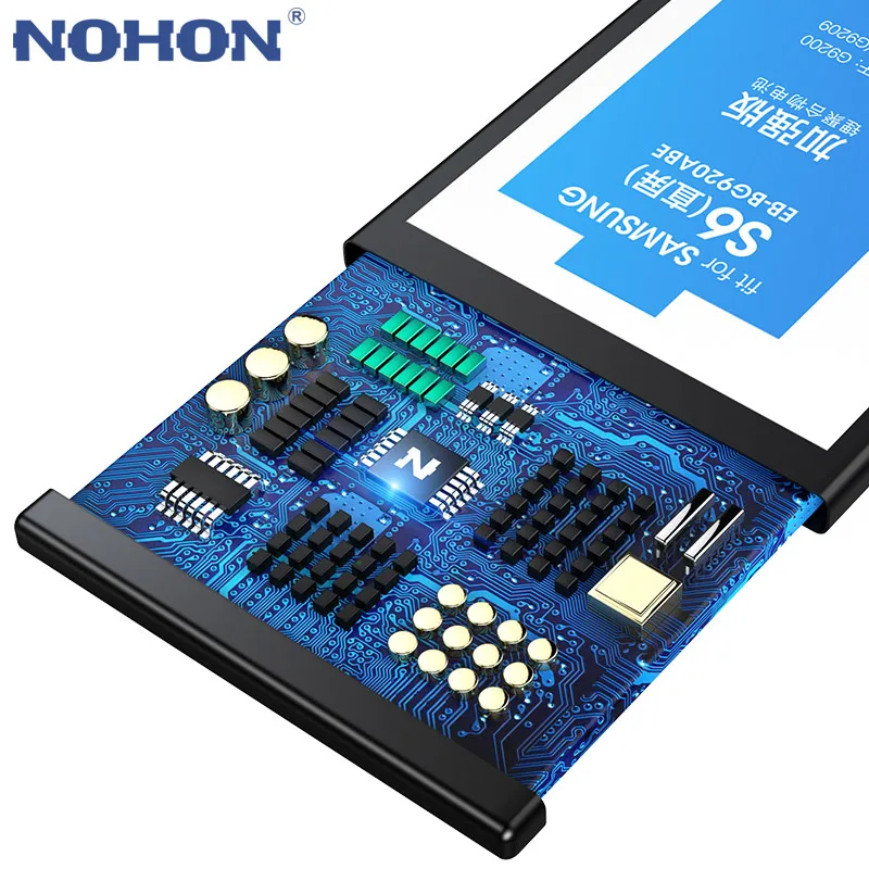 Nohon оригинальный телефон Батарея для Samsung Galaxy S6 G920F G920i G920 G925S G9200 G9208 G9209 аккумулятор