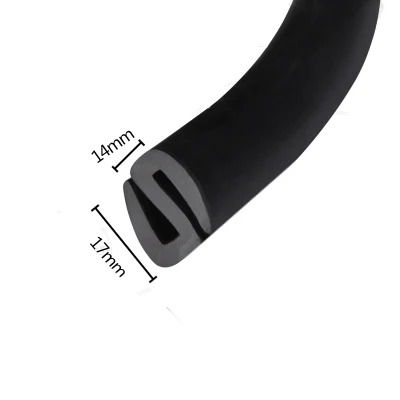 Rubber Seal Strip Glazing Sealing Cushion Gasket S 17x14mm 1 Meter Black | Обустройство дома