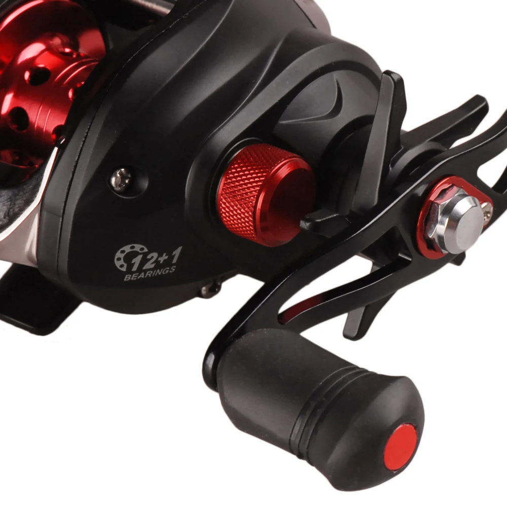 Рыболовная катушка SMART Baitcasting 12 + 1BB/6 3: 1 максимальное усилие фрикциона: 5 кг 217 г
