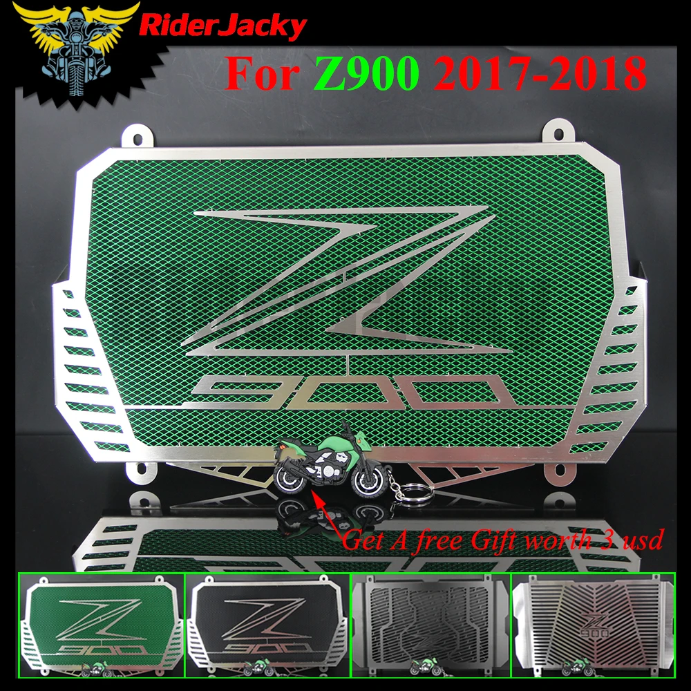 RiderJacky для Kawasaki Z900 Z 900 2017 2018 Защита радиатора Мотоцикла защитная крышка из