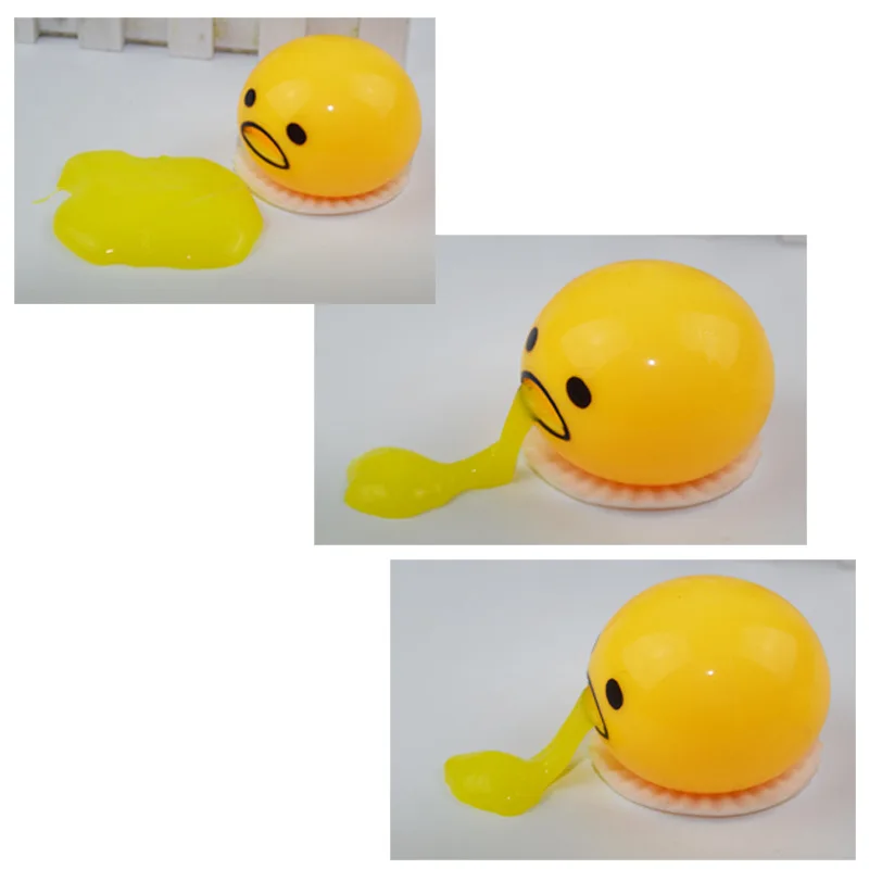 1 шт. Новинка волшебное яйцо хитрая игрушка Gudetama антистресс слизи яйца забавные игрушки для детей или взрослых Подарок Гаджет