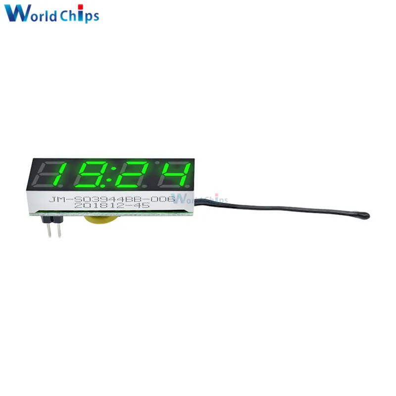 3 в 1 Diy цифровые часы температура напряжение комплект DS3231SN 5-30 в DC diy Электронный красный синий зеленый светодиодный модуль часов для Arduino
