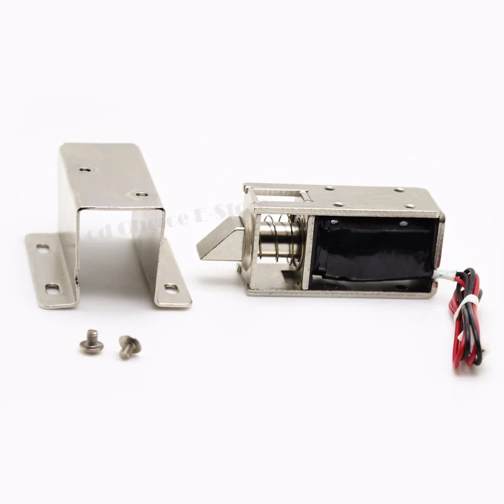 Электромагнитный электромагнитный замок для шкафа двери ящика 12 В постоянного