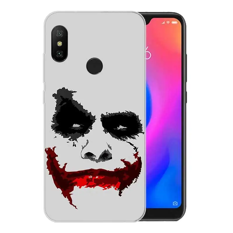 Силиконовый чехол с принтом для Xiaomi Xiomi Redmi Note 7 3 4 4A 4X 5 5A Plus 6 Pro 6A S2 сердцем Бэтмен