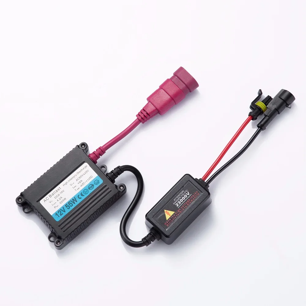 12В 55Вт HID Xenon комплект фар автомобиля противотуманных тонкий балласт H1 H7 H11 HB3 HB4 880