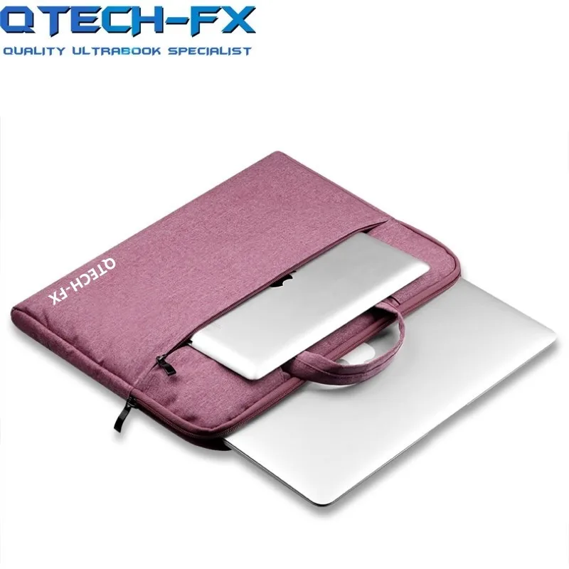 2019 Fashion Laptop Handbag 13.3/14/15/15.6inch Men and Women Sleeve bag for QTECH Lenovo HP Dell Notebook Computer Gift Pink | Компьютеры
