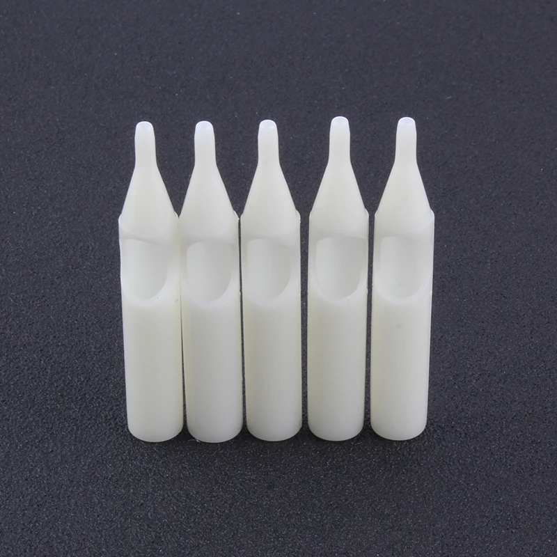 

YILONG Series Size 50Pcs Disposable Tattoo Tips white Color Tips Pre-sterilized Nozzle Tip For Tattoo needles
