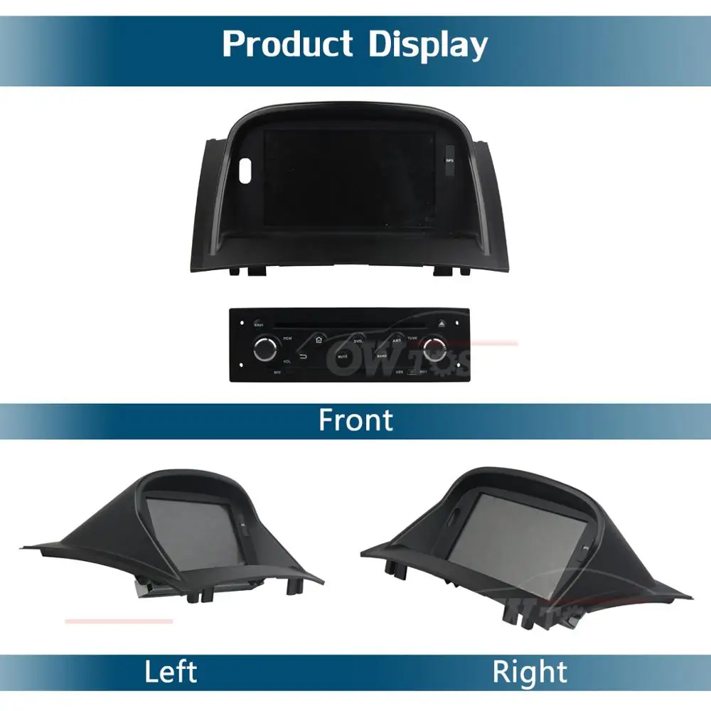 Автомагнитола 7 &quotIPS1024 * 600 8 ядер 4 Гб ОЗУ + 64 ПЗУ Android 9 0 для Renault Megane II 2004 2009 CarPlay Parrot BT