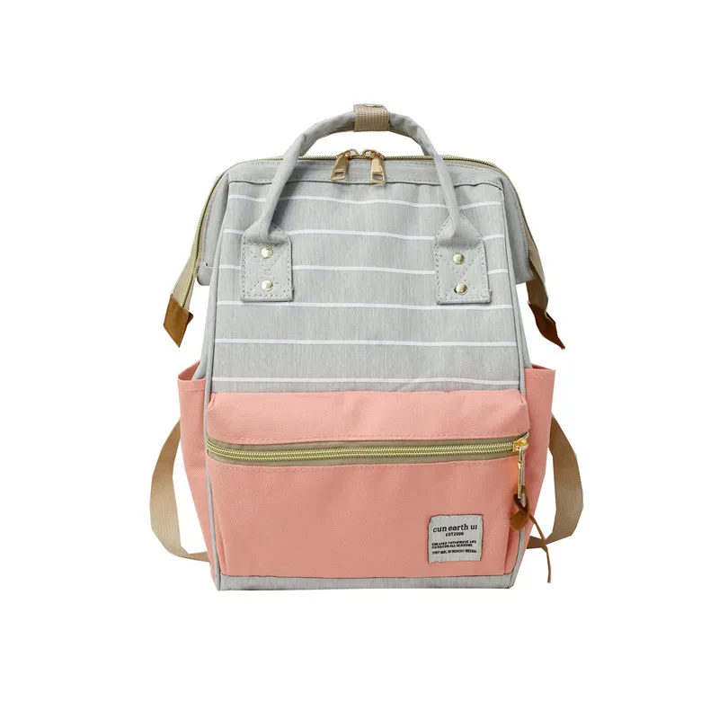 big pink Новинка, школьный кожаный женский рюкзак, водонепроницаемый, Mochila, классический, для студентов, рюкзак, школьные сумки для мужчин и женщин, рюкзак для путешествий - Цвет: big pink