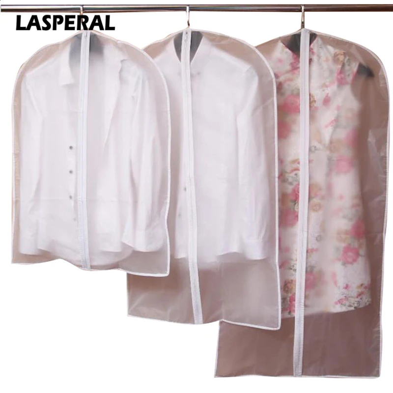 Сумки для хранения гардероба LASPERAL прозрачное платье одежда пальто чехол одежды