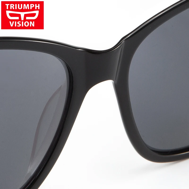 Солнцезащитные очки TRIUMPH VISION женские поляризованные темные в большой оправе