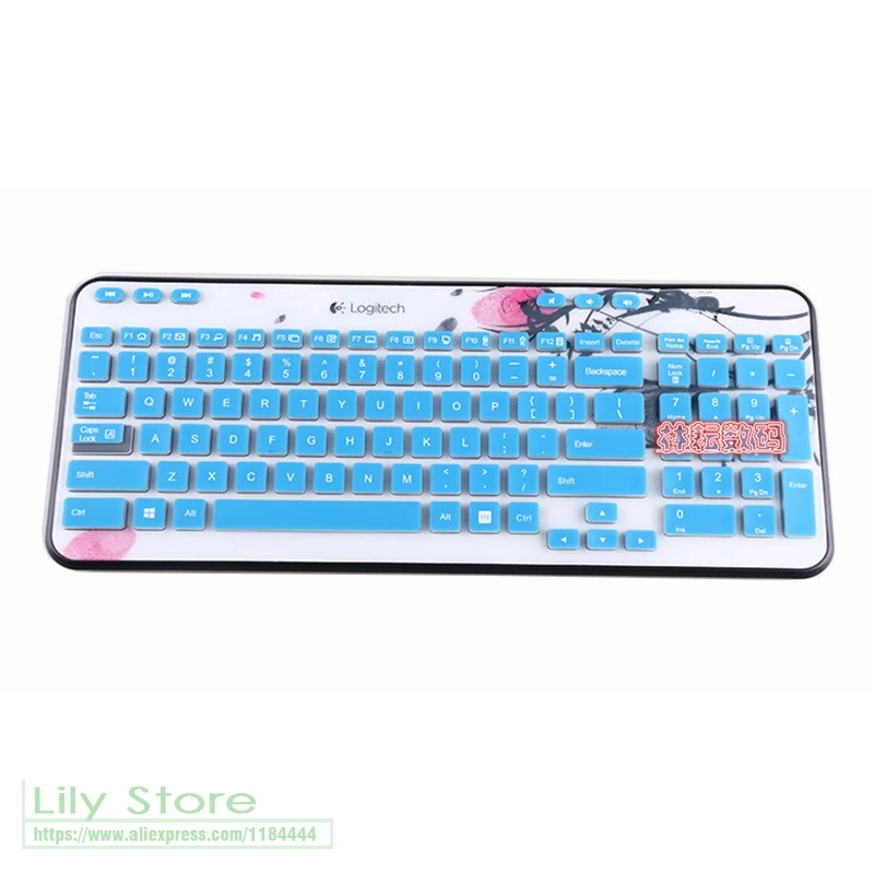 Силиконовый пылезащитный механический защитный чехол для клавиатуры Logitech MK365 MK360