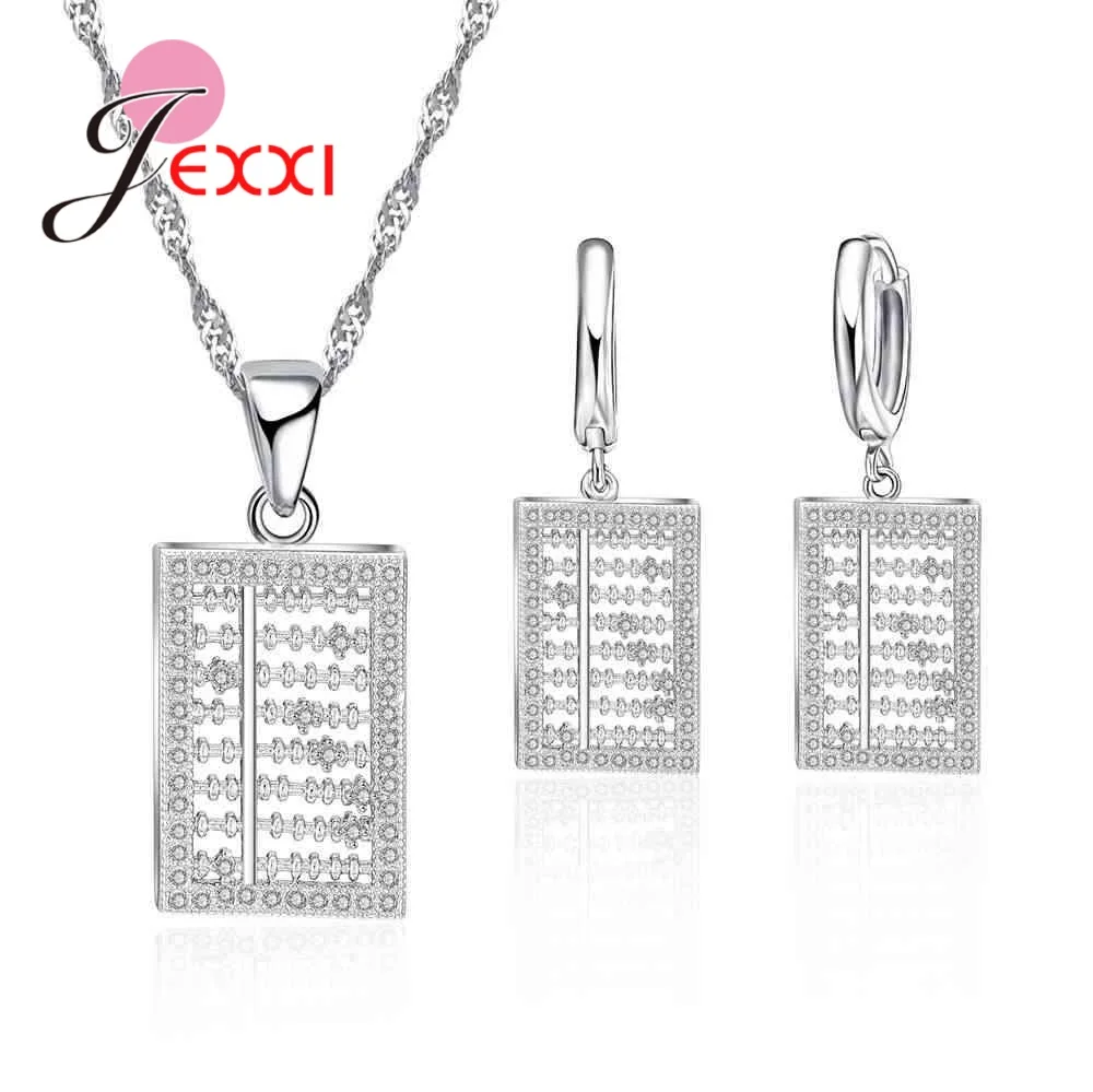 

Комплект из колье и серёг, из серебра 925 пробы