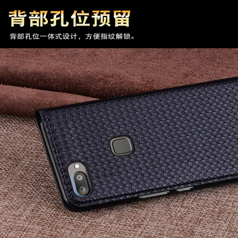 Чехол из натуральной кожи 6 01 дюйма для BBK vivo x 20 x20a чехол-накладка откидной a 2 0