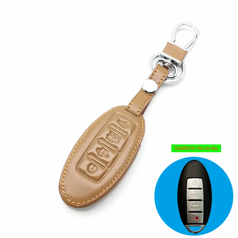 Мягкий кожаный чехол для ключа Nissan Altima Armada Gt r Maxima Murano патруль Rogue Leaf Versa 370z Sentra 4