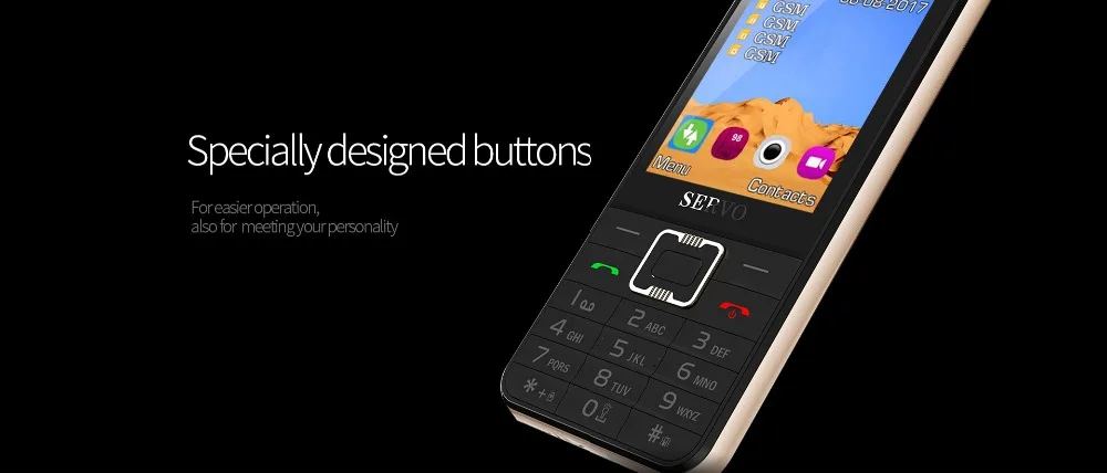 SERVO V8100 2,8 дюймов 4 sim-карты 4 резервный телефон Bluetooth фонарик FM GPRS GSM мобильные телефоны с русской клавиатурой мобильный телефон